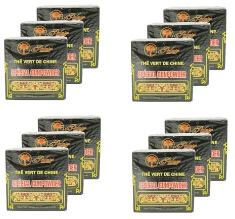 Set 12x Gunpowder grönt te - låda 250 g