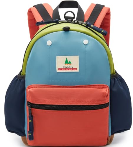 shukiku 16 Inch Kids Backpack for Kindergarten and Elementary School, Large Bookbag for Girls Boys 8+, Travel and School Use