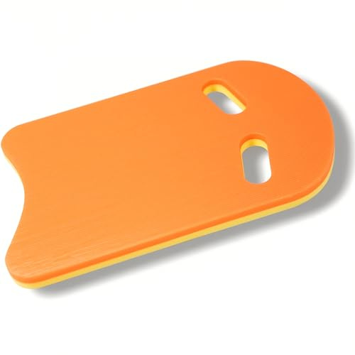 Kids Children Aults All Levels Swimming Swim Training Kickboard EVA Float Kick Board Pool Leisure Learning Kicking (Orange/Yellow)