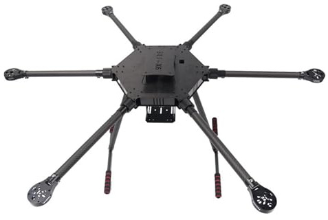 Compatible con B-Cube LX1100 V2 6 Ejes Totalmente de Fibra de Carbono 1100mm hexacóptero Controlador de Vuelo Drone Rack