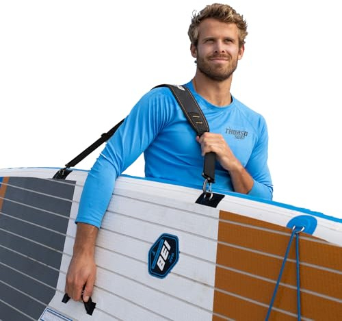 THURSO SURF Paddle Board Carry Strap SUP Shoulder Strap Carrying Straps for Paddle Board Carrier Adjustable Padded Heavy-Duty Paddle Board Accessories for Transportation