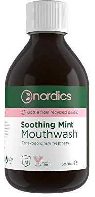 Nordics Organic Care Mundwasser beruhigende frische Minze, 350 g