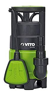 Vito AGRO Electrobomba Sumergible para Aguas Sucias Power Deep 400 Potencia 400W | Profundidad de inmersión máxima 5 m | Altura máxima 5 m