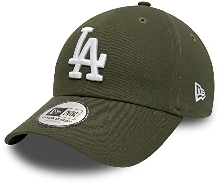 New Era Los Angeles Dodgers MLB League Essential Olive 9Twenty Casual Classics Cap - One-Size