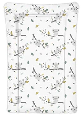 Baby Changing Mat, Deluxe Large Waterproof Change Mat, Easy Wipe, Unisex Soft Padded Premium Travel Friendly Tiny to Tots Nappy Changing (One Size, Koala Print)