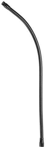 PATIKIL 24 Microphone Gooseneck, 1Pcs 5/8-27 Thread Metal Universal Hose Flexible Arm Gooseneck Tube Extension for Multifunction DIY, Black