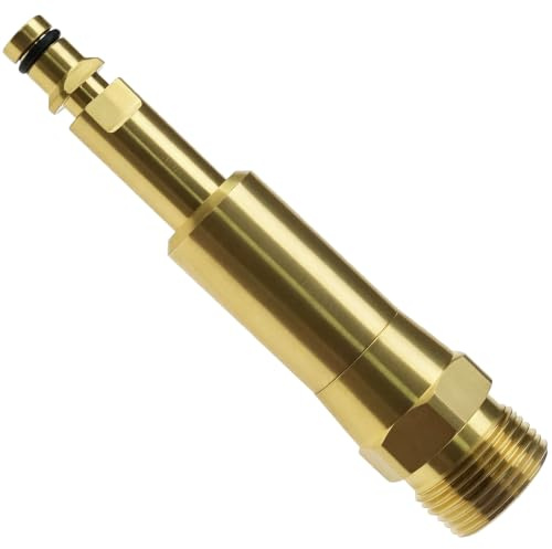 HAFRILY M22 x 1,5 gängad högtryckstvätt adapter kompatibel med Kärcher K2 K3 K4 K5 slangadapter snabbanslutning 108 mm förlängningar passande slanganslutning