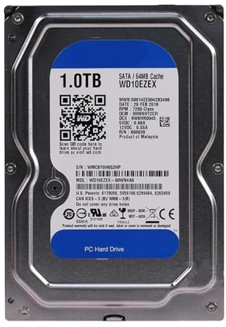 JXCHSWOU Disco rigido interno SATA da 1 TB, 3,5, 6 GB/s, 64 MB, 7200 ppm, for PC desktop