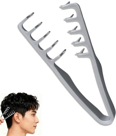 Texture Comb, Volumizing Wide-Tooth Hair Styling Comb, Wide Tooth Detanglers, Root Volumizing Tool, Seamless Design, Smooth Styling for Volume and Grooming Accessory Seam Covering Bangs Hairdressing