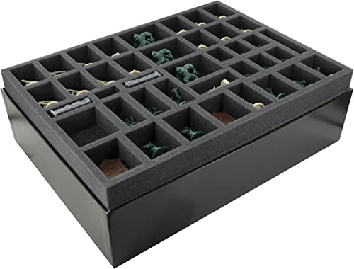 Feldherr Schaumstoff-Set + Tokenhalter kompatibel mit HeroQuest (2021) Grundspiel + Die Bastion Kellars Keep + Die Rückkehr des Hexen-Lords - Grundspielbox
