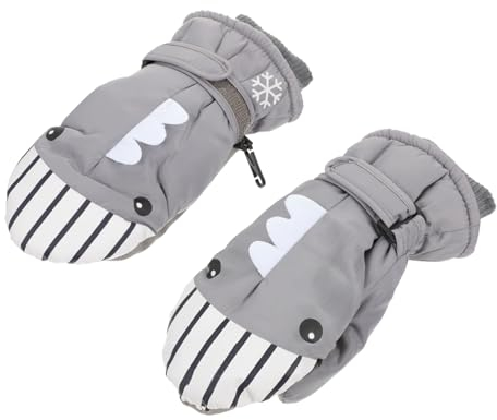 CALLARON 2 Paar Skihandschuhe Für Kinder Winterhandschuhe Für Kinder Skifäustlinge Für Kinder Skifäustlinge Für Mädchen Pinguin-fäustlinge Für Kinder Reithandschuhe Mann Camping Samt Herren