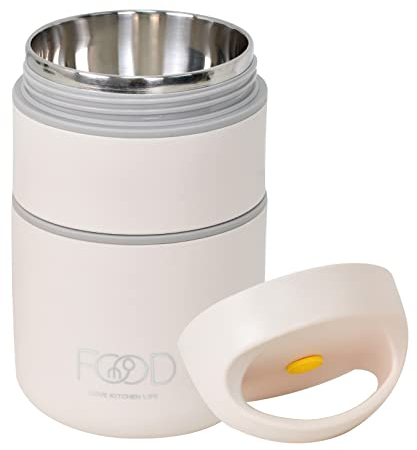 Ehuihuan Thermobecher 680ml Thermobehälter für Essen Thermobehälter für Speisen aus 304 edelstahl Warmhaltebehälter Essen Müslibecher Lunchbox zum Wandern/Outdoor-Aktivitäten