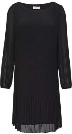 s.Oliver Plissiertes Chiffonkleid