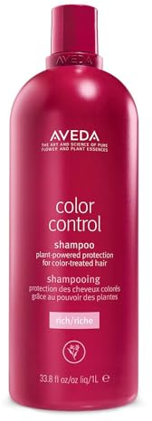 Aveda Color Control Rich Shampoo, Farbschutz-Shampoo für coloriertes Haar, schützt vor Verblassen, für mittleres bis dickes coloriertes Haar, ohne Silikone