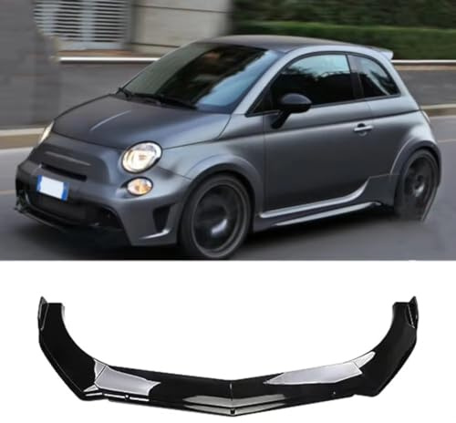 Paraurti Anteriore per Auto per Fiat 500 595 Abarth,Kit Spoiler Splitter per carrozzeria in ABS