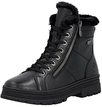 Remonte Bottes à lacets pour femme D2U73 - Noir - Taille 39 EU, Noir, 39 EU