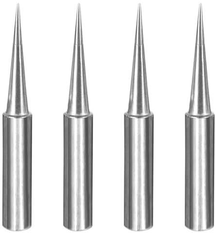 EOYVAIL Puntas para soldadura,Juego de 4 piezas de herramienta de repuesto para punta de soldadura 900M-TI de 0,5 mm