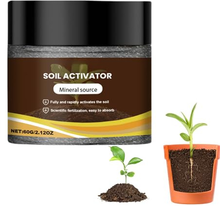 Soil Activator for Vegetables | Plant Fertilizer - Natural Nutrients 60G Fertilizer for Houseplants Bean Fruit Flower Vegetable Evergreen Trees Garden Quick Start Planting