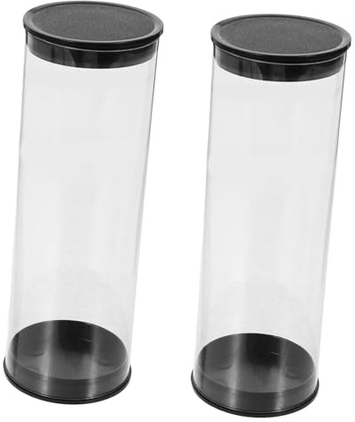 GALPADA Boîte Transparente pour Balles de Golf en PVC 2 Pièces, Design Créatif et Finition Délicate, Facile à Utiliser, pour Rangement la Maison Vitrine