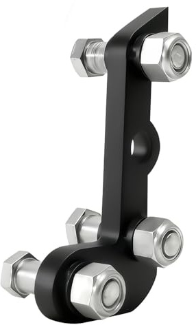 Luocute Support en Forme de L pour Mini-pelle, Remplacement pour Mini-pelles Typhon avec 3 Broches de Traction, Pièces de Rechange pour Machines Agricoles pour Hydraulique à Double Trou