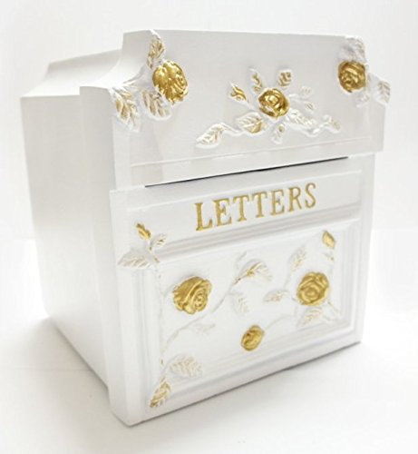 'Finsbury English Rose' Post Box with Rear Locking Access Door Including 92cm...