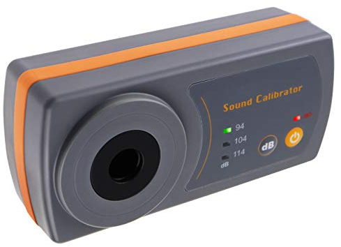 Professional Suono Livello Calibratore Decibel Metro Calibratore insieme a Tre Calibrazione Livello at 94dB & 104dB & 114dB