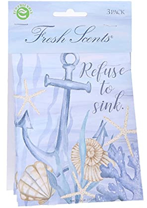 Willowbrook | Fresh Scents Scented Sachet Packet | Refuse to Sink | Air Freshener Bags for Drawers, Closets, Cars | 3 Pack | Long Lasting Home Fragrance