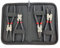Emsmil 4 TLG 150mm Sprengringzangen Sicherungsringzangen Set Gebogen Gerade 6 Zoll Seegeringzange für Außensicherungsringe und Innensicherungsringe Rutschhemmend Sicherungszange