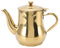 Teekanne, ungiftig, ergonomischer Griff, Kaffee-Tee-Wasserkocher, 500ml Kaffee-Tee-Wasserkocher, Edelstahl Gewürze enthaltende Teekanne, für Zuhause(Gold)