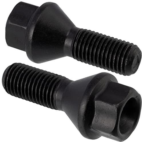 AERZETIX - C66672 - Lot de 2 boulons de roue M12x1.5 mm - compatible avec 4022 221 21R, 4022 260 88R, 7703 003 008, 8200 294 820, 8200460133