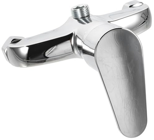 Healeved 2 Handle Hot and Cold Water Faucet with Shower Diverter Valve Zinc Alloy Adjustable Temperature Control for Bathtub and Bathroom Shower Systems