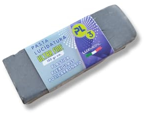 Lux Metal - Pasta Abrasiva para Plástico PL3 150 gr Pulido Ultra Fino Plexiglás Transparente Policarbonato Pulido de Plásticos Quitar Rayones de Plástico Pasta abrasiva Plexiglás Renovar Faros coche