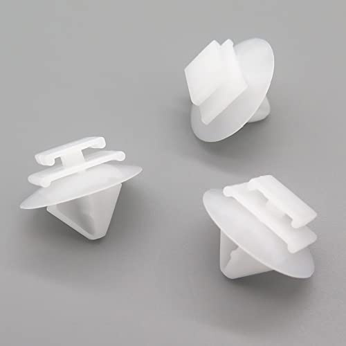 VVO Fästelement – vita plastklämmor. Bakre dörrtrim Kompatibel med några Citroen Dispatch/Jumpy, (förpackning med 10 klämmor)