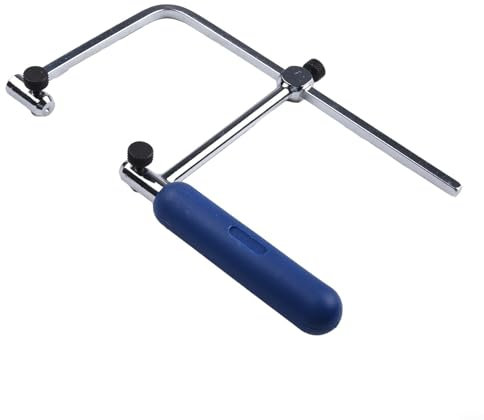 Arco regolabile per sega a U, per gioielli, strumento per tagliare il legno, manico in plastica, materiale (500 tipo)