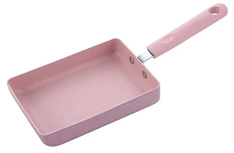 Prettiee Rectangle Tamagoyaki Japanese Omelette Pan Nonstick Frying Pan Silicone Spatula Kitchen Saucepan