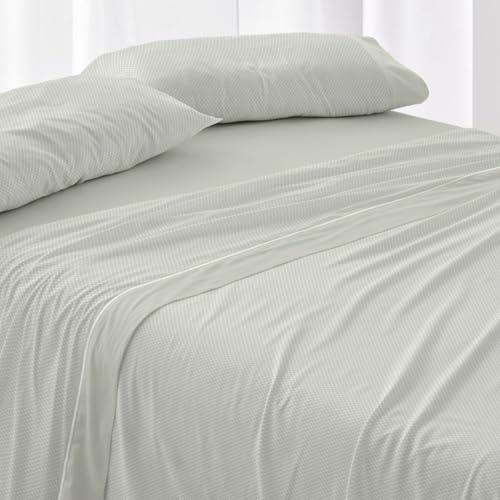 Burrito Blanco | Juego de sábanas Algodón | Cama de 150 a 160cm. (+Medidas Disponibles) | Diseño 633 | Color Oliva (150-160x190/200cm.)