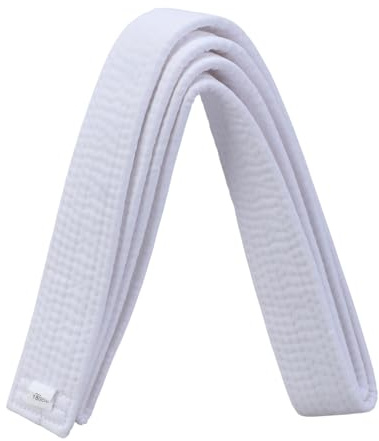Greabuy 180 cm Judo och Taekwondo bälte karate vit kampsport lång mjuk svart för barn