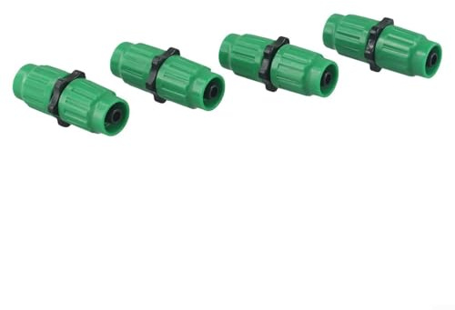 Kit de reparación para manguera de jardín expandible con accesorios de conector compatible con mangueras de 25 a 100 pies y tamaños de manguera de 5/8, 3/4 pulgadas (4 piezas)