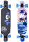 PLAYSHION Longboard 39 Zoll, mit ABEC-9 Kugellagern, Drop-Through Freeride Skateboards Cruiser