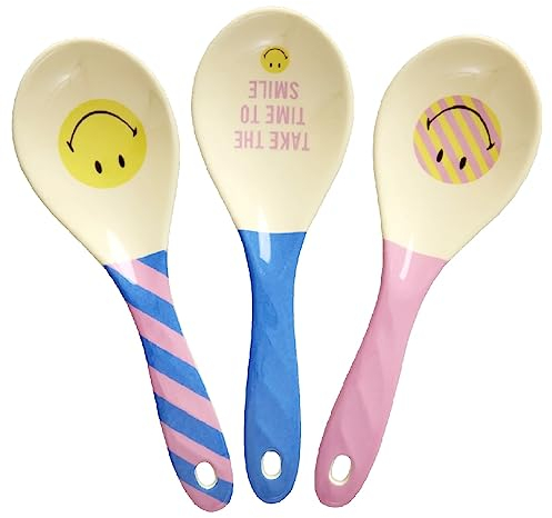udc Rice Salatlöffel, verschiedene Farben, 3 Stück