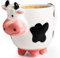 SWEETLO Kuh-Kaffeetasse, 425 ml, Keramiktasse mit Kuhgesicht und Euter, 450 ml
