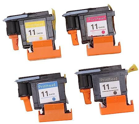 Druckkopf-Ersatz, Magenta, Schwarz, Cyan, Gelb, gute Kompatibilität, klare Auflösung, reibungsloses Drucken, farbecht, für 11-Druckerkopf für Designjet