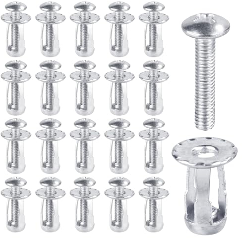 20pcs M4x20 Hollow Door Anchor, Hollow Metal Cavity Fixing Door Anchor Wall Anchors for Aluminum-cladding Sheet Steel Plate Iron Plate Hollow Plastic Sheet