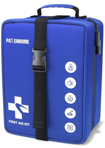 Professional 506 PCS First Aid Kit – 4-in-1 Detachable Emergency Medical Kit for Home, Car, Travel, Camping, Hiking, Workplace, Vehicle and Outdoor, Large First Aid Kit Survival