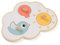 Done by Deer Erstes Steckpuzzle Happy Clouds Farbmix - Babys erstes Steckpuzzle - Montessori Spielzeug, fördert die Feinmotorik - Holzspielzeug, Lernspiele - Motorikspielzeug ab 1 Jahr