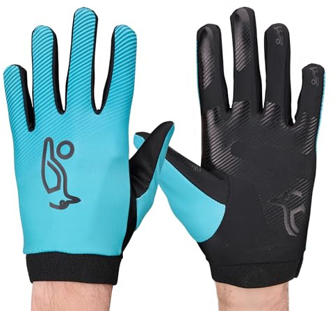 Kookaburra Nitrogen Hockey Gloves – Full-Finger Grip, Lightweight Pair, Mint (Medium)