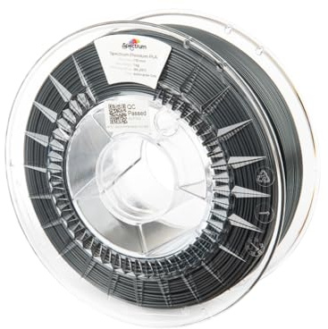 Spectrum Filaments - Filament PLA 1.75mm, ANTHRACITE GREY, 1kg Spule, 3D Drucker Druckmaterialien, 3D Printer Printing Materials