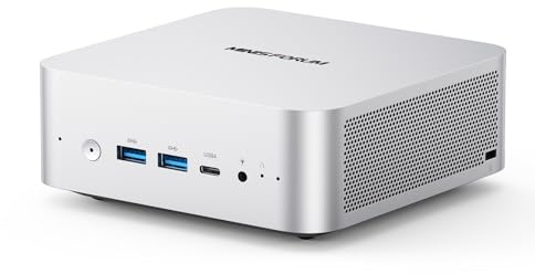 MINISFORUM AI Mini PC M1 Pro-285H con processore Intel Core Ultra 9 285H (16C/16T, fino a 5,4 GHz), mini computer barebone DDR5 PCIe4.0 SSD, Quad Display con HDMI 2.1/USB4/DP, 5 porte USB, WiFi 7