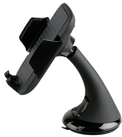 Desire2 Car Holder Suction Mount by Dashboard or Windscreen 360 Degree Swivel Strong Universal Grip Charging Access for Smartphones and Tablets Samsung iPhone and Many More - Black