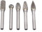 DingGreat Fresa Metal Lápices Set, 5 Piezas 6 x 10mm Escofina Taladro Bit Fresas de Carburo Rotary Archivo Tungsteno Acero Herramientas Rotary Burr para lijar archivos taladrar metal pulido